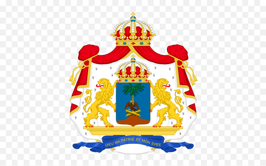 Coat Of Arms Of Haiti - Empire Of Haiti Coat Of Arms Emoji,Haitian Flag Emoji