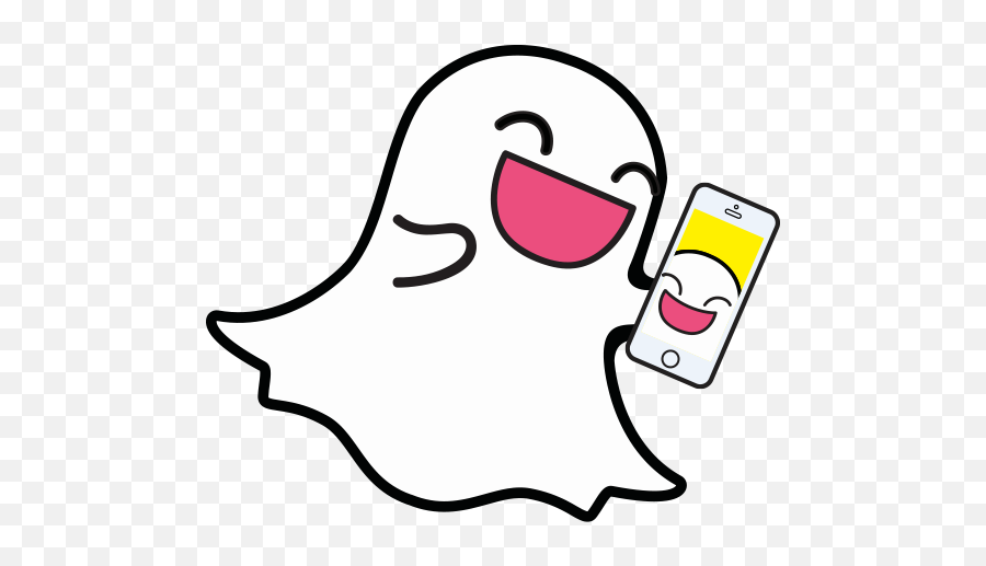 Snapchat Ghost Logo Png - Snapchat Ghost Transparent Background Emoji,Snapchat Emoji Ghost