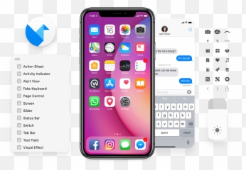Ios 11 Iphone Gui - App Mockup Emoji