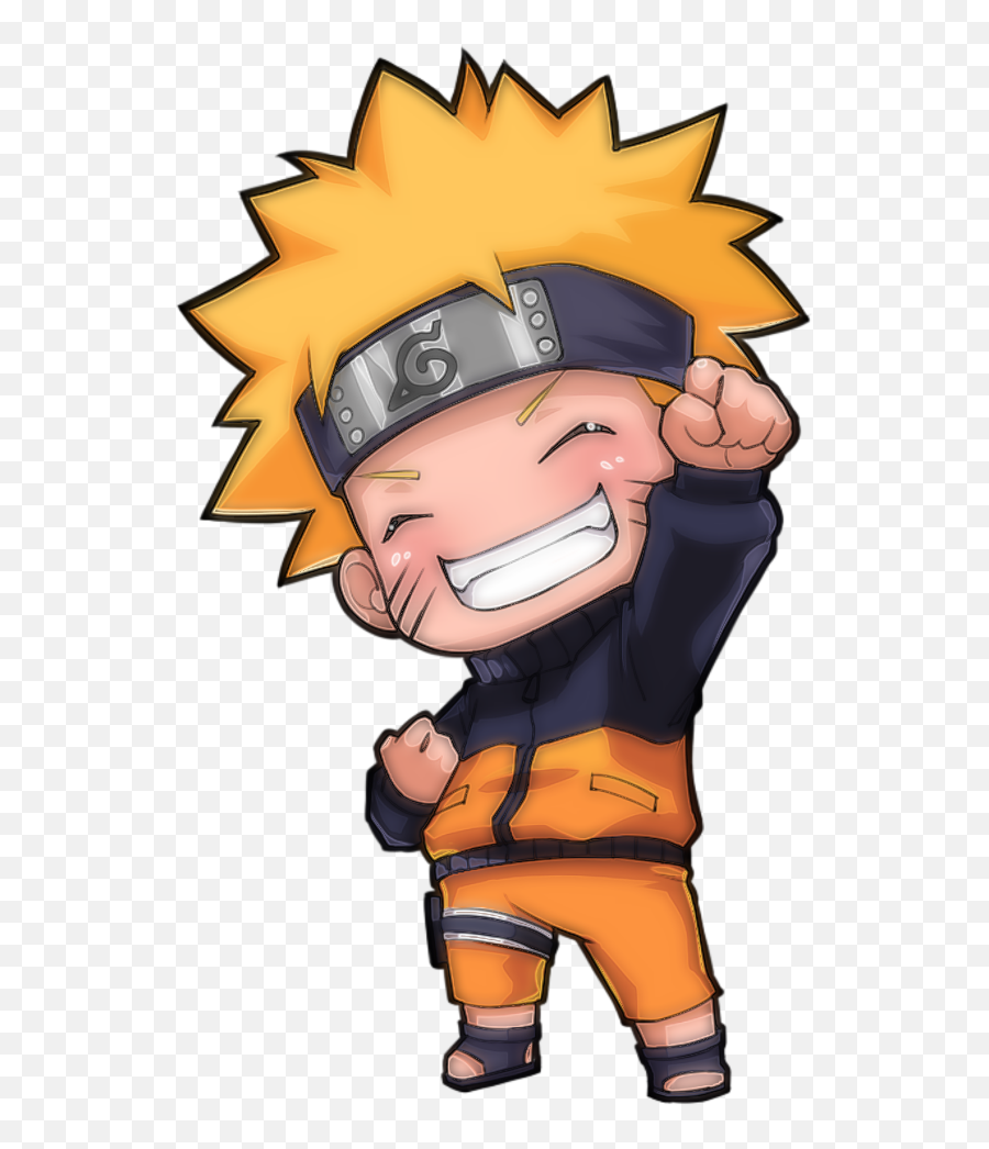 Naruto Anime Cartoon Emoji - Naruto Chibi,Anime Emoji