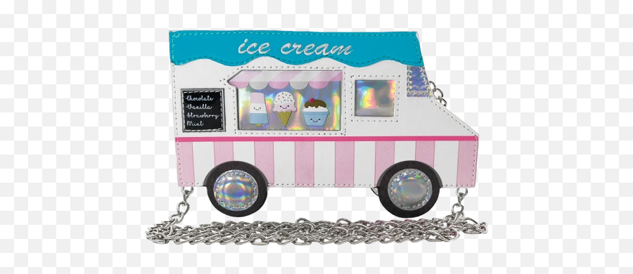 Ice Cream Truck Crossbody Bag - Toy Craft Kit Emoji,Truck Emoji