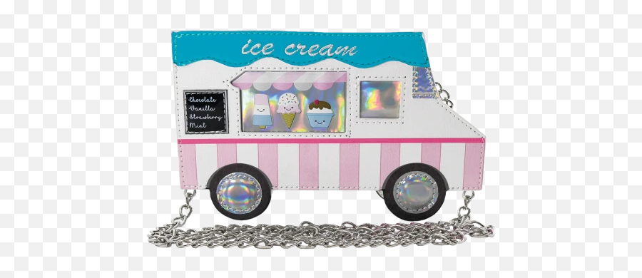 Ice Cream Truck Crossbody Bag - Toy Craft Kit Emoji,Truck Emoji - free ...