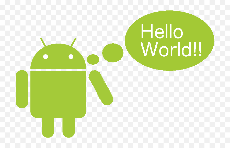Hi Clipart World Hello Day Hi World - Android Logo Black Background Emoji,Hi Emoji Keyboard