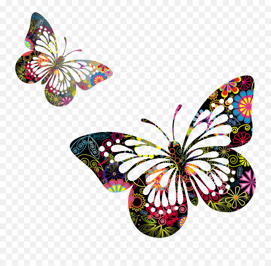 Download Butterfly Picture Wallpaper Butterflies Vector - Transparent Butterfly Png Vector Emoji,Butterfly Emoticon