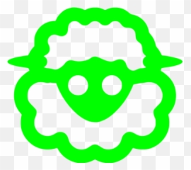 Lime sheep 2 icon - Free lime animal icons Pastori In Moto Logo Emoji
