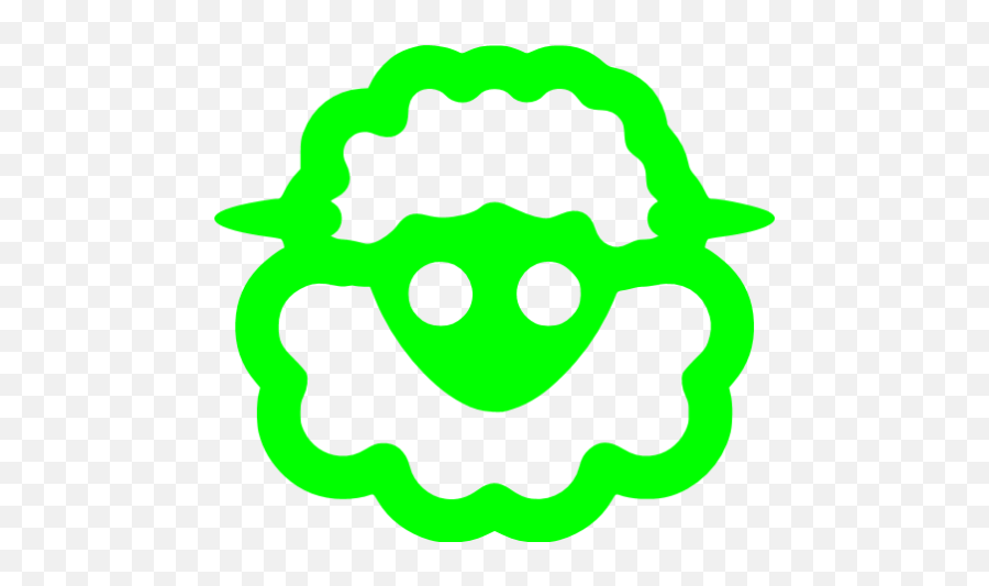 Lime Sheep 2 Icon - Free Lime Animal Icons Pastori In Moto Logo Emoji,Sheep Emoticon