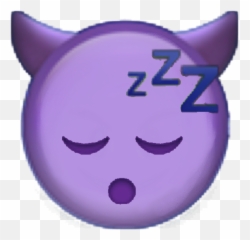 Iphone Iphoneemoji Emoji Emojis Devil - Cartoon,Cat And Zzz Emoji