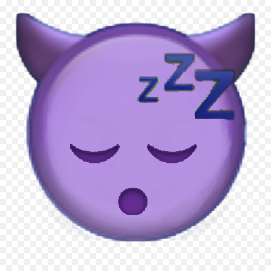 Iphone Iphoneemoji Emoji Emojis Devil - Cartoon,Cat And Zzz Emoji
