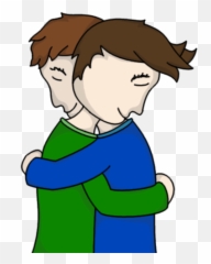 Bae And I Were Sad To See No Hugging Emoji So I Made One - Emoji Boy Sad Png,Hugging Emoji