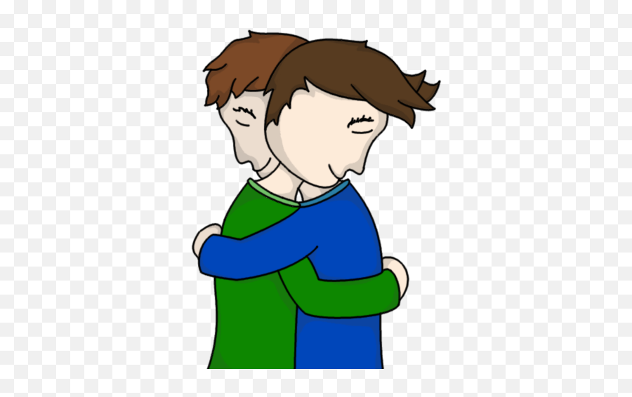 Bae And I Were Sad To See No Hugging Emoji So I Made One - Emoji Boy Sad Png,Hugging Emoji