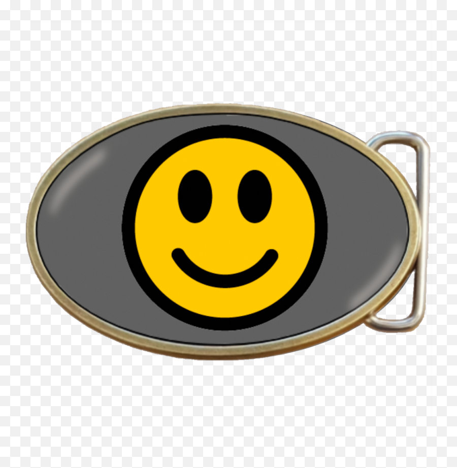 Smiley Face Belt Buckle Code A0047 - Smiley Emoji,Emoticon :p