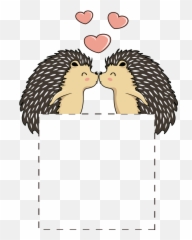 Porcupine In Love Light Switch Sticker - Amor Dibujos De Parejas Emoji,Lightswitch Emoji