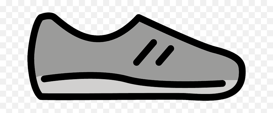 Running Shoe Emoji Clipart - Clip Art,Shoe Emoji Png