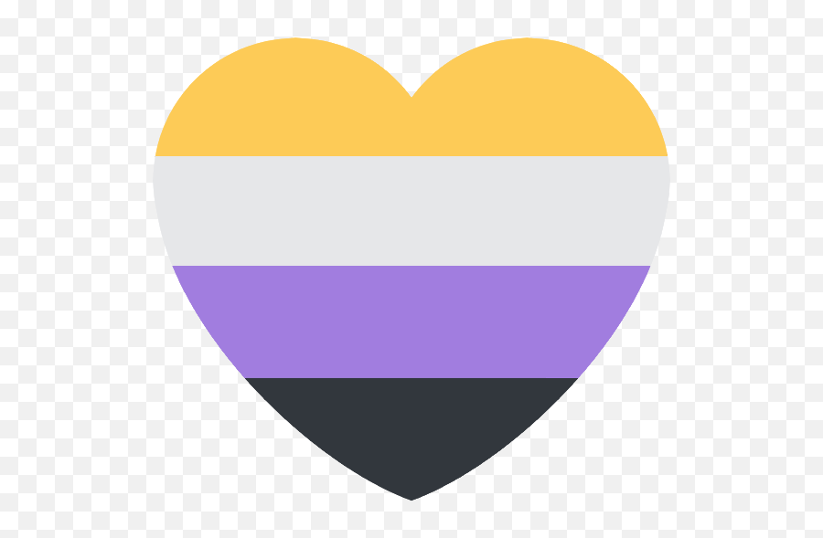 Hearts Emoji - Discord Emoji Non Binary Heart Emoji,Rainbow Heart Emoji