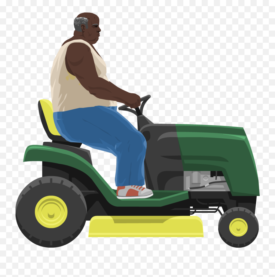 Mowing Lawnmower Man - Happy Wheels Lawn Mower Emoji,Lawnmower Emoji