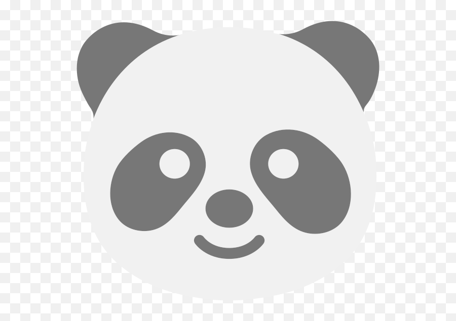 Fileemoji U1f43csvg - Wikimedia Commons Panda Emoji,Emoji Camera Sticker