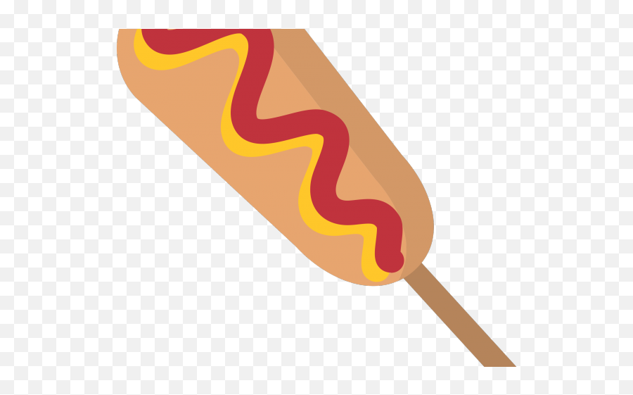 Hot Dog Clipart Corndog - Transparent Corn Dog Clipart Emoji,Corn Dog Emoji