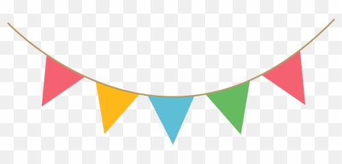 Free Streamers Png Download Clip - Party Flags Vector Emoji