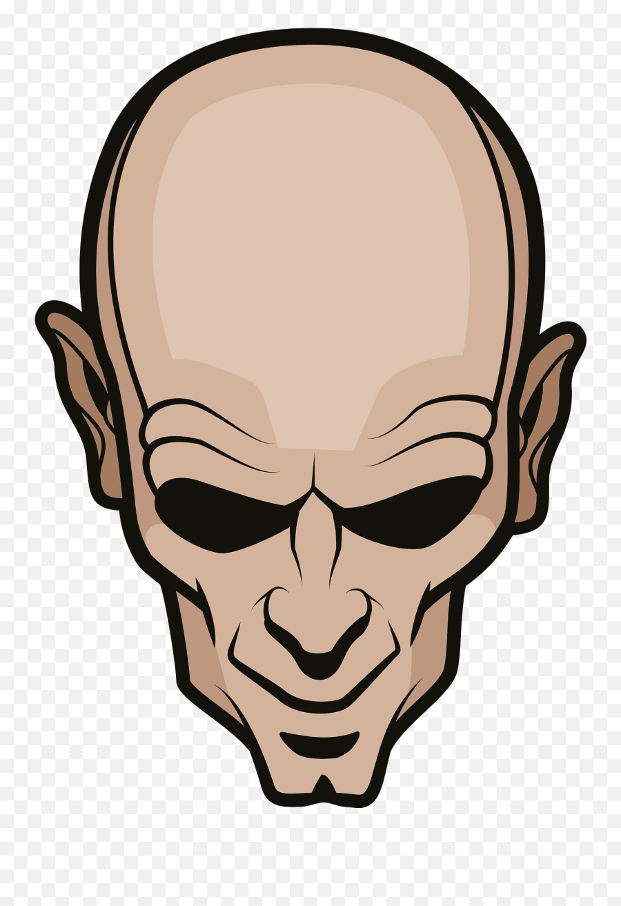 Bald Head Clipart - Bald Head Cartoon Png Emoji,Bald Head Emoji
