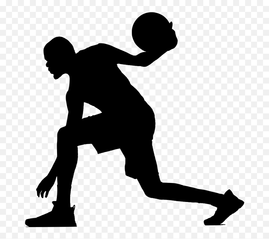 Basketball Game Player - Png Basketball Dunk Silhouette Emoji,Nba Player Emoji