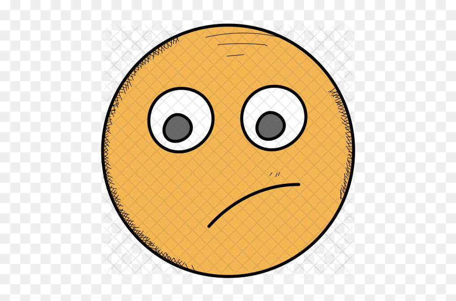 Annoyed Emoji Icon Of Colored Outline - Smiley,Annoyed Emoji Png