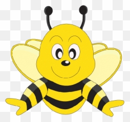 Honey Bee Cartoon Transparent Png - Background Bumble Clipart Emoji