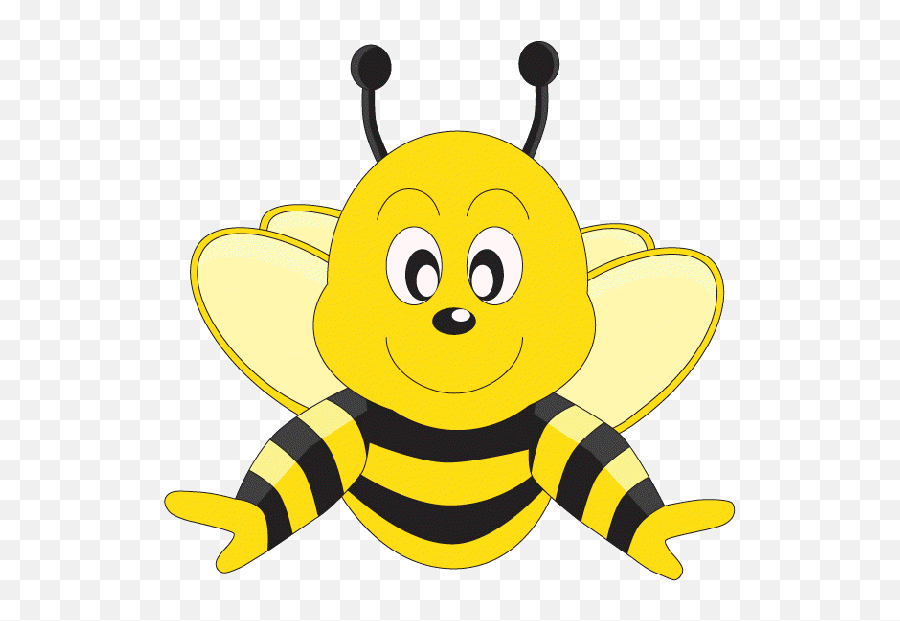Honey Bee Cartoon Transparent Png - Transparent Background Bumble Bee Bee Clipart Emoji,Android Bee Emoji