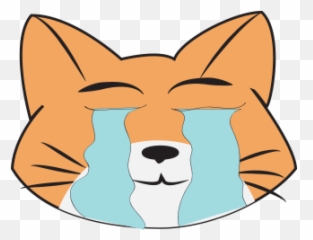 Awesome Face Cats Emoji - Red Fox,Fox Face Emoji