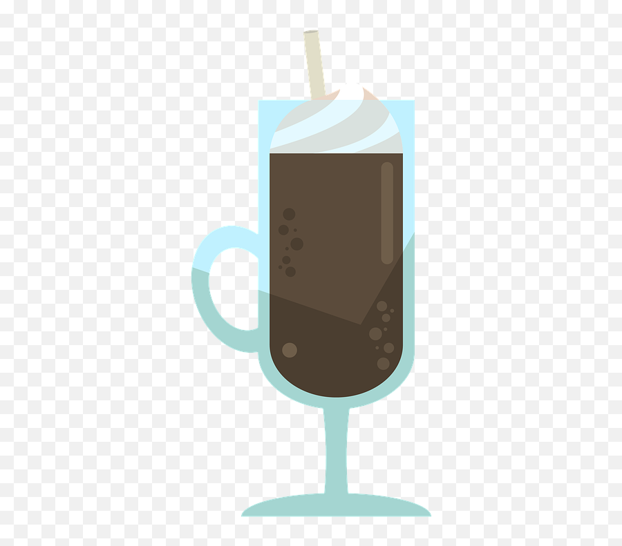 Coffee Frappe Drinks - Illustration Emoji,Glass Of Milk Emoji