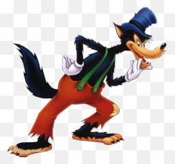 Big Bad Wolf - Wolf From Three Little Pigs Emoji,Huff Emoji