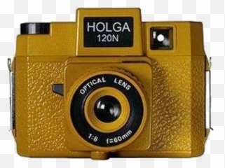 Picture Photo Yellow Vintage Aesthetic - Holga Medium Format Camera Emoji