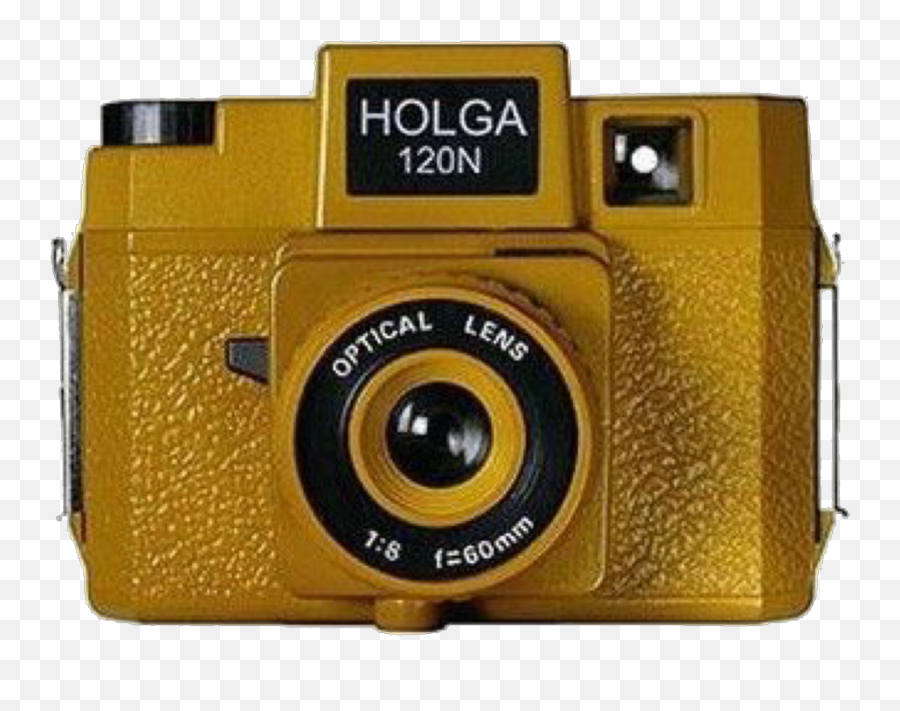 Picture Photo Yellow Vintage Aesthetic - Holga Medium Format Camera Emoji,Camera Emoji With Flash