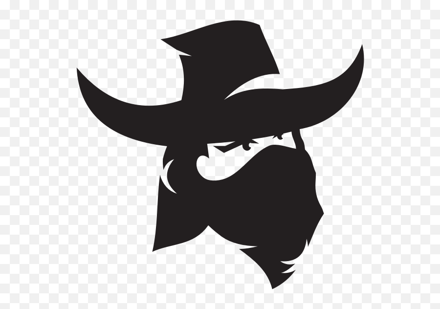 Cowboy Silhouette - Emblem Emoji,Chicken Wings Emoji
