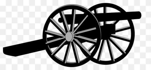 Civil War Cannon Vector Clipart Image - Civil War Cannon Vector Emoji,Bowl Of Rice Emoji