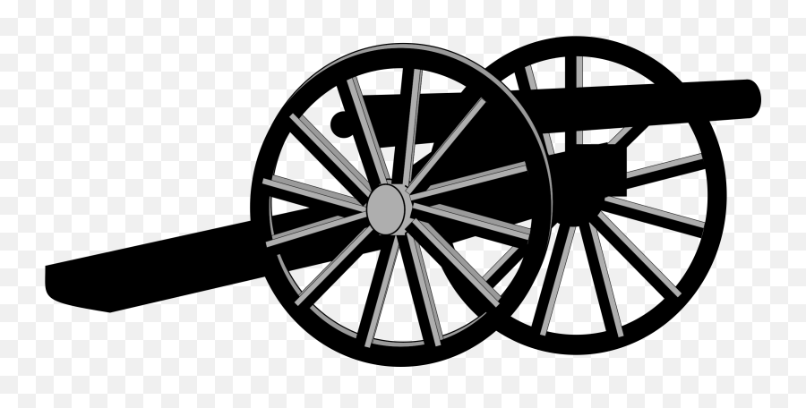 Civil War Cannon Vector Clipart Image - Civil War Cannon Vector Emoji,Bowl Of Rice Emoji