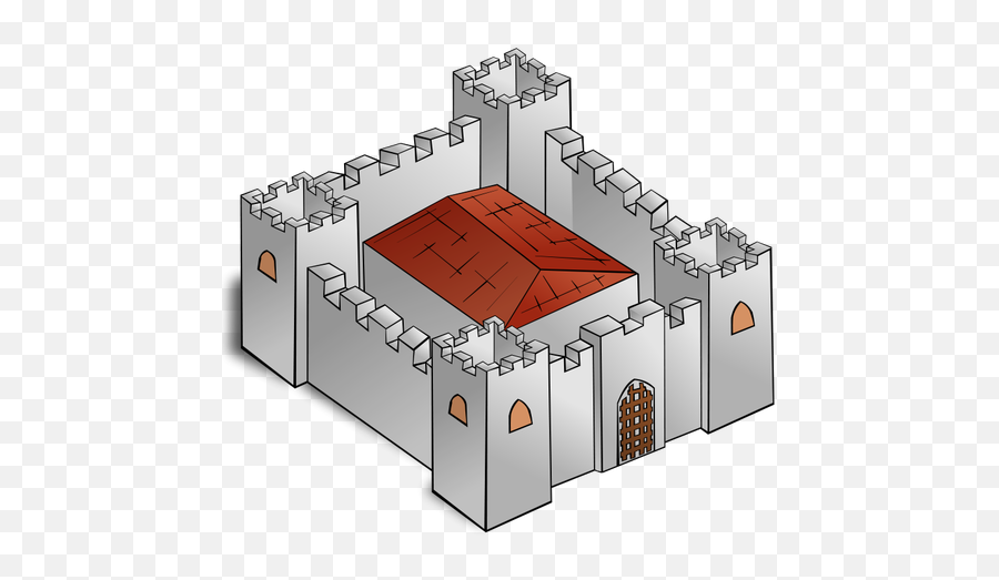 Fortress Vector Graphics - Clipart Fortress Emoji,Raise The Roof Emoticon