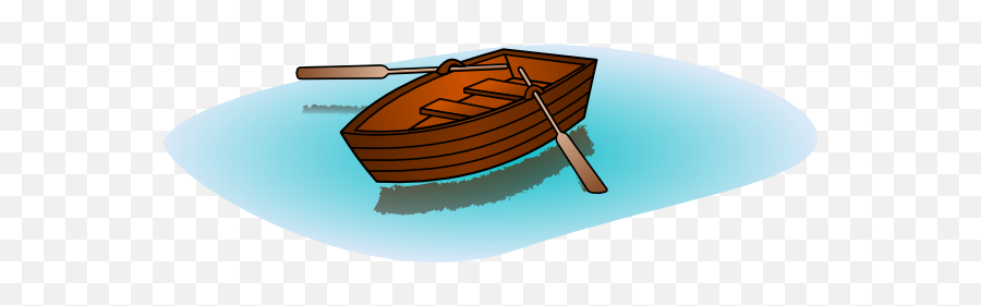 Cute Boat Clip Art Clipart Clipartwiz - Boat With Oars Clipart Emoji,Rowboat Emoji