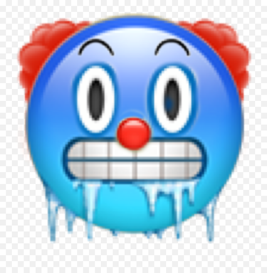 Emoji Iphone Winter Clown - Cartoon,Winter Emoji