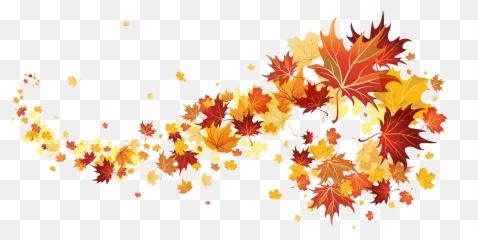 Fall Leaves Transparent Clipart - Background Emoji