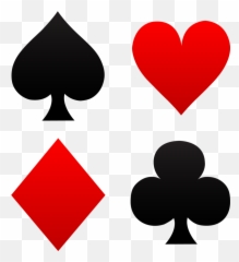 House Symbol Suit Of Cards Playing - Spades Clubs Hearts And Diamonds Emoji