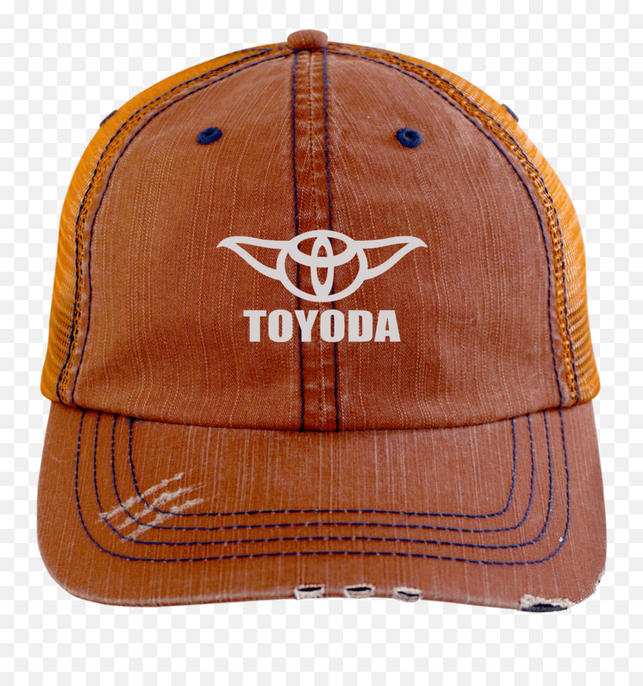 Toyoda Toyota Distressed Cap Hat U2013 Custom Sticker Shop - Hat Emoji,Emoji Beanie