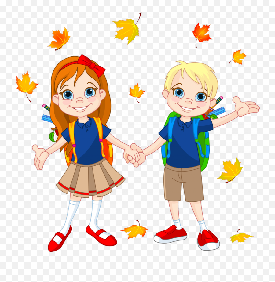 Hi Clipart Two School Boy Hi Two School Boy Transparent - Boy And Girl Emoji,Two Girls Emoji