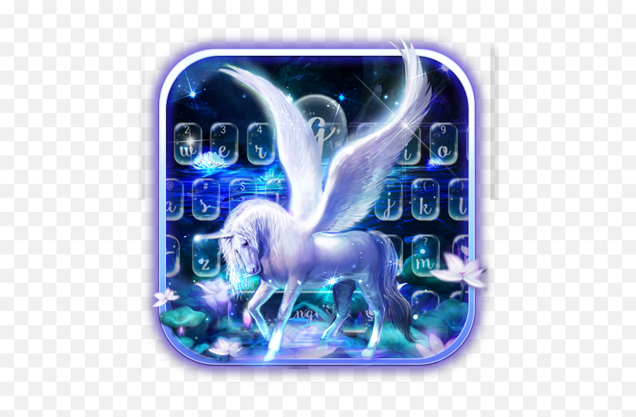 Graceful Alicorn Keyboard Theme - Apps On Google Play Unicorn Emoji,Pegasus Emoji