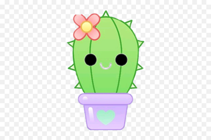 The Newest Cactus Stickers On Picsart - Kawaii Cactus Stickers Emoji,Cactus Emoticon