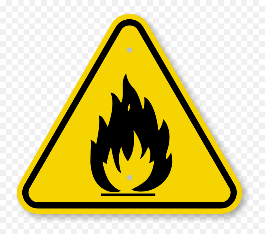 Pin - Fire Hazard Sign Png Emoji,Warning Sign Emoji