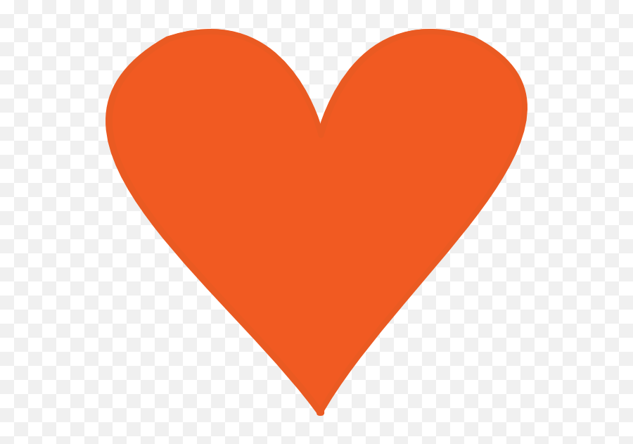 Hearts Clipart Orange Hearts Orange - Girly Emoji,Orange Heart Emoji