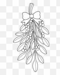 Coloring Pages Worksheets Fantastic Mistletoe In - Emoji