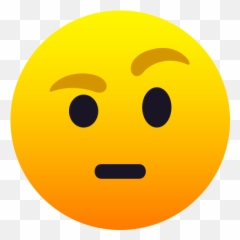 Emoji Cara Con La Ceja Levantada Para