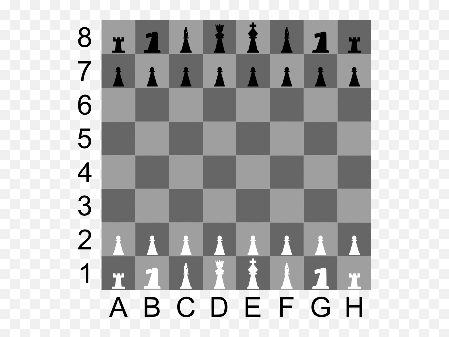 White Pawn And Black Pawn Chess - Clip Art Library 2d Chess Emoji,Pawn Emoji