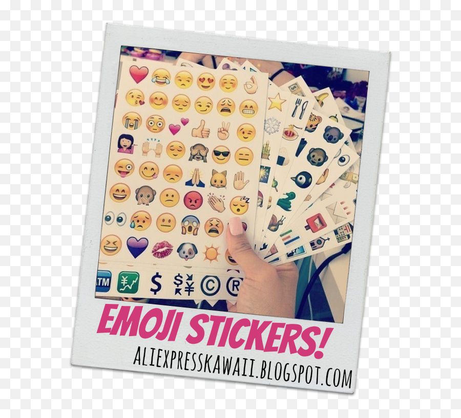 Stickers Emoji - Autocollant Pour Cahier Emoji,Emoji Sticker Sheet